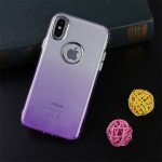 Wholesale iPhone X (Ten) 360 Gradient Armor Hybrid Case (Purple)